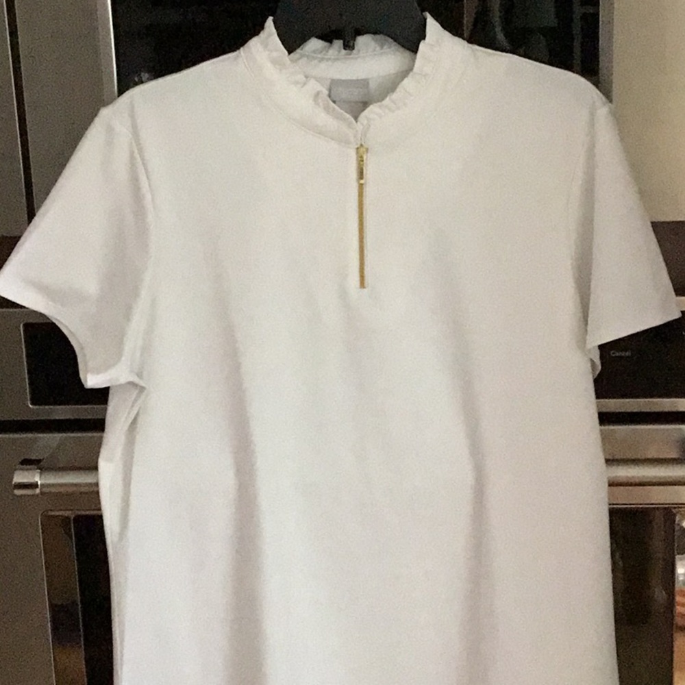 Chico’s Zenergy Top, ivory, Size 2
